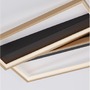 Hranatá - NV 9248113 Stropní svítidlo ELIZE černá a mosazná zlatá ocel, hliník a silikon LED 28W 230V 3000K IP20 stmívatelné - NOVA LUCE - foto 10