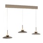Vícečetná - PN 2193-97 LED závěsné svítidlo PURE Moon 3 ramenné nastavitelná výška stmívatelné 2700K bronz / tmavý amber - PAUL NEUHAUS - foto 10