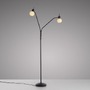 Stojací lampy - LD 12158-18 LOKI LED stojací svítidlo černé 2-ramenné flexibilní nastavitelné s vypínačem 3000K - JUST LIGHT - foto 10