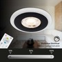 Kruhová - BRI 7040-035 LED vestavná svítidla sada, pr.8,4 cm, 3x LED, 5 W, 460 lm, černá - BRILONER - foto 10