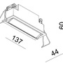 Hranatá - IMPR 563006 Deko-Light stropní vestavné svítidlo Ceti 5 14-15V DC 10W 3000 K 700 lm 137 mm bílá - foto 10