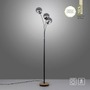 Stojací lampy - LD 11391-79 GREEN WIDO LED stolní lampa dřevo kouřová barva páčkový vypínač IP20 do interiéru - LEUCHTEN DIREKT / JUST LIGHT - foto 10