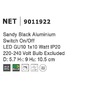 Bodová - NV 9011922 Bodové svítidlo NET černý hliník vypínač na těle GU10 1x10W IP20 220-240V bez žárovky - NOVA LUCE - foto 10