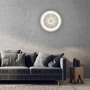 Kruhová - LD 14384-16 VERTIGO LED stropní svítidlo bílé šedá 50x50 kruhové křišťálový efekt stmívatelné CCT 2700-5000K - LEUCHTEN DIREKT / JUST LIGHT - foto 10