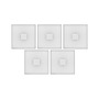 Zapuštěná - P 78402 LumiTiles LED dlaždice čtvercová 5ks sada IP44 100x10mm 230/12V 5x0,8W 2700K bílá umělá hmota/hliník - PAULMANN - foto 10