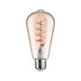 E27 - P 29158 Filament 230V Smart Home Zigbee 3.0 LED žárovka ST64 E27 6,3W RGBW+ stmívatelné zlatá - PAULMANN - foto 10
