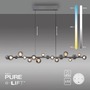 Dekorativní - PN 2558-15 LED závěsné svítidlo PURE E-Popup, šedá, elektricky nastavitelná výška, stmívatelné 2200-5000K - PAUL NEUHAUS - foto 10