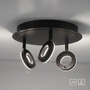 Bodová - PN 6788-13 SILEDA LED stropní bodové svítidlo antracit, kruhové, 3 ramenné, otočné, ochrana proti vodě 3000K - PAUL NEUHAUS - foto 10