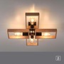 Hranatá - LD 15656-18 FRANKY LED stropní svítidlo, černá, dřevěný rám, kov, 4 ramenné - LEUCHTEN DIREKT / JUST LIGHT - foto 10
