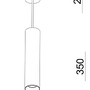 Subtilní - IMPR 342256 Deko-Light závěsné svítidlo Can 350, 1x 7,5 W GU10, bílá - foto 10