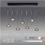 Dekorativní - PN 2115-18 Závěsné svítidlo LED RIKA 7 ramenné černá nastavitelná výška Comfort Lift SimplyDim 3000K - PAUL NEUHAUS - foto 10