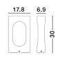 Sloupková - NV 9002840 Venkovní sloupkové svítidlo PORTAL černý hliník a akryl LED 13.5W 3000K 220-240V 296st. IP54 - NOVA LUCE - foto 10
