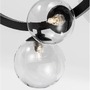 Kruhová - NV 9009249 Závěsné svítidlo ODILLIA matný černý kov a sklo G9 11x6W 230V IP20 bez žárovky - NOVA LUCE - foto 10