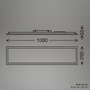 Hranatá - BRILO 7767016 Piatto svítidlo LED panel 100x25 cm - 24W, 2600lm, stmívatelné, dálkový ovladač, CCT, bílé - BRILO - foto 10