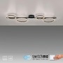 Dekorativní - LD 14211-18 MINI RITUS LED stropní svítidlo černé světelné kruhy krokově stmívatelné 3000K - JUST LIGHT - foto 10