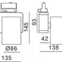 Svítidla - IMPR 707043 Deko-Light kolejnicový systém 3-fázový 230V Nihal 230V 33W 4000 K černá 135 mm - foto 10