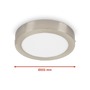 Kruhová - TF 309502TF TELEFUNKEN Smart LED přisazené svítidlo, pr. 22,5 cm, 18 W, matný nikl 309502TF - foto 10