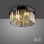 Dekorativní - LD 15048-18 Stropní svítidlo KULUNKA, černá, křišťálové přívěsky, D 30 cm, - JUST LIGHT - foto 10