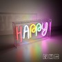 Dekorativní - LD 85027-70 NEON-HAPPY LED nástěnné svítidlo nápis HAPPY vícebarevné USB vypínač dekorativní - LEUCHTEN DIREKT / JUST LIGHT - foto 10