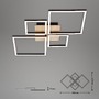 Hranatá - BRILO 3128-014 LED rám 75 cm 2x44W 4000lm černá - BRILO - foto 10