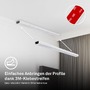 Al profily k přisazení - BRI 2149019 Pimp Your Stripe hliníkový profil  1m, vč. difuzoru, samolepící, stříbrná - BRILONER - foto 10
