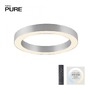Kruhová - PN 6310-95 LED stropní svítidlo PURE Lines kulaté, metalická šedá (hliník) 2200-5000K - PAUL NEUHAUS - foto 10