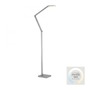 Stojací lampy - PN 304-55 LED stojací svítidlo SAMSKY, stříbrná, stmívatelné, nastavitelná výška, CCT nastavení teploty barvy, 2700-5000K - PAUL NEUHAUS - foto 10