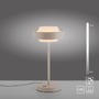 Stolní lampy dekorační - LD 14133-39 Kolekce Schöner Wohnen LED stolní lampa Elmo písková barva dotykový stmívač, 3000K - JUST LIGHT - foto 10