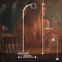 Stojací lampy - BRILO 1502016 Cielo LED stojanová bezdrátová lampa, stmívatelná, dotykový vypínač, bílá - BRILO - foto 10