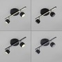 Bodová - LD 11401-18 LED stropní svítidlo černé JARIK 2-ramenné, řízení vypínačem, nastavitelné, 3000K - JUST LIGHT - foto 10