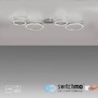 Dekorativní - LD 14211-21 MINI RITUS LED stropní svítidlo stříbrné kruhová forma paměťová funkce krokově stmívatelné 3000K - JUST LIGHT - foto 10