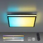 Hranatá - LD 14110-18 MARIO BLAC LED stropní svítidlo 45x45, černá, hranaté, RGB Dreamcolor, stmívatelné, panel RGB+2700-5000K - LEUCHTEN DIREKT / JUST LIGHT - foto 10