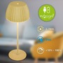 Stolní lampy dekorační - BRILO 7553019 Nabíjecí stolní lampa Riffle - 36,5 cm, 2W, 200lm, IP44, bezdrátová, LED, stmívatelná, dotykový vypínač, zelená - BRILO - foto 10