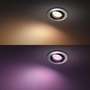 Kruhová - PH 8720169318793 Hue WACA Centura podhledové LED svítidlo GU10 5.7W 350lm 2000-6500K RGB IP20 kulaté hliník - PHILIPS - foto 10