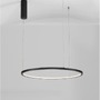 Kruhová - NV 9345601 Závěsné svítidlo TARQUIN černý hliník a akryl LED 36W 230V 3000K IP20 stmívatelné - NOVA LUCE - foto 10