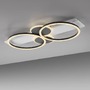 Dekorativní - LD 14552-16 TROOPER LED stropní svítidlo bílé s dřevo teplá bílá do obývacího pokoje světelný kruh 3000K - JUST LIGHT - foto 10