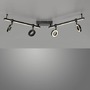 Bodová - LD 12076-18 LED stropní svítidlo Smarthome černá stmívatelné dálkový ovladač s aplikací Tuya RGB/2700-5000K - JUST LIGHT - foto 10