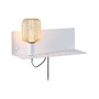 Dekorativní - P 96774 Nástěnné svítidlo Devara USB C E27 230V max. 40W stmívatelné bílá mat - PAULMANN - foto 10