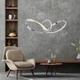 Dekorativní - PN 8222-17 TANJA LED závěsné svítidlo chrom zakřivené stmívatelné křišťálový design moderní SimplyDim 3000K - PAUL NEUHAUS - foto 10