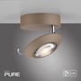 Bodová - PN 9051-97 LED stropní svítidlo PURE Oculis, bronzová, stmívatelné, otočné a nastavitelné 2700K - PAUL NEUHAUS - foto 10