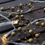 LED osvětlení na BATERIE - DLED BL08 DecoLED LED světelný řetěz na baterie - zlaté perly, teple bílá, 10 diod, 1,3m - foto 10