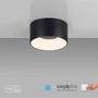 Kruhová - LD 14325-18 TANIKA LED stropní svítidlo černé průměr 16cm stmívatelné SimplyDim 3000K - JUST LIGHT - foto 10