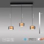 Dekorativní - PN 2113-18 Závěsné svítidlo LED RIKA černé nastavitelná výška Comfort Lift SimplyDim 3000K - PAUL NEUHAUS - foto 10