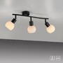 Bodová - LD 12152-18 LOKI LED stropní svítidlo černé 3 ramenné otočné spoty opálové sklo 3000K - JUST LIGHT - foto 10