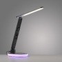 Stolní lampy pracovní - LD 11018-18 TINA LED stolní lampa černá dotykový stmívač nabíjení telefonu bezdrátově i USB 3000-5000K - JUST LIGHT - foto 10