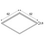 LED panely - LA 1007505 PANEL V DALI 625 34W 830/840 UGR - BIG WHITE (SLV) - foto 10