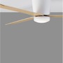 Ventilátory - NV 9952335 Stropní ventilátor DELL tělo z hliníku dřevo a matná bílá 3ABS dřevěné listy - NOVA LUCE - foto 10