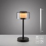 Stolní lampy dekorační - PN 4111-18 LED stolní lampa USB černá na baterie dotykový stmívač paměťová funkce 3000K - PAUL NEUHAUS - foto 10