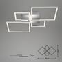 Hranatá - BRILO 3128018 LED rám 75 cm 2x48W 4000lm chrom (starý kód: BRILO 3128-018) - BRILO - foto 10