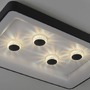 Hranatá - LD 14385-18 VERTIGO LED stropní svítidlo černá hranaté křišťálový efekt stmívatelné CCT 2700-5000K - LEUCHTEN DIREKT / JUST LIGHT - foto 10